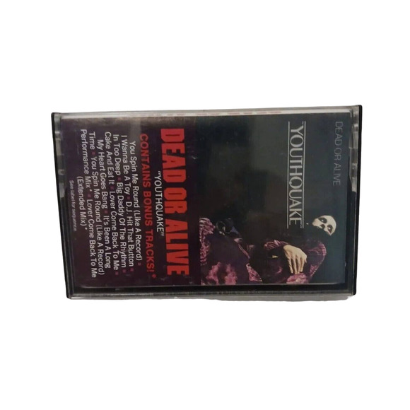 Dead Or Alive. YOUTHQUAKE Extended Mix (80s, Cassette, Epic) Great! - Picture 6 of 8